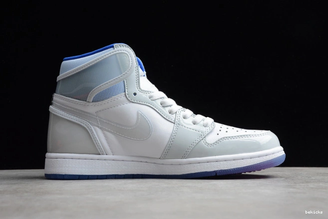Cheap zoom air 1 jordan white racer ck6637-104 blue 0414